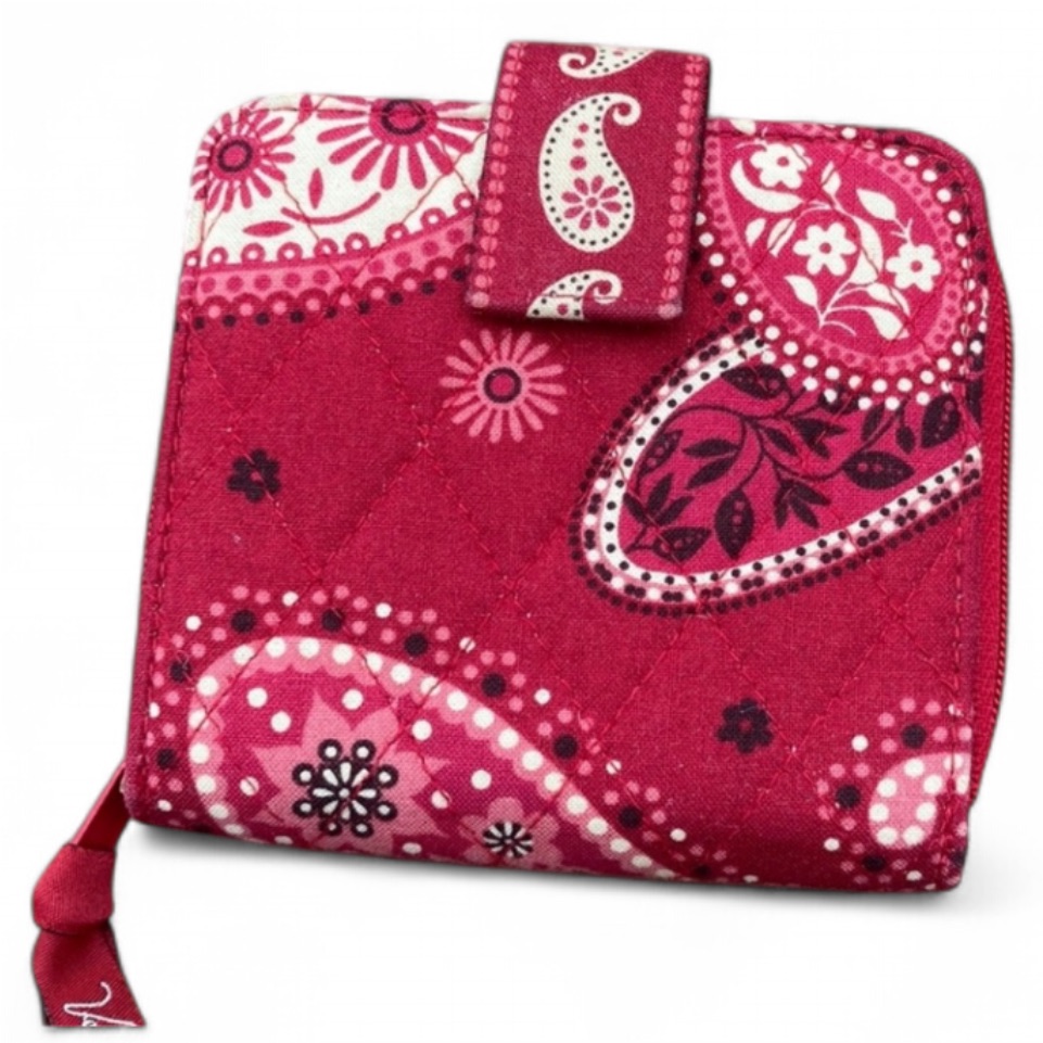 Vera Bradley Wallet Red Bandana